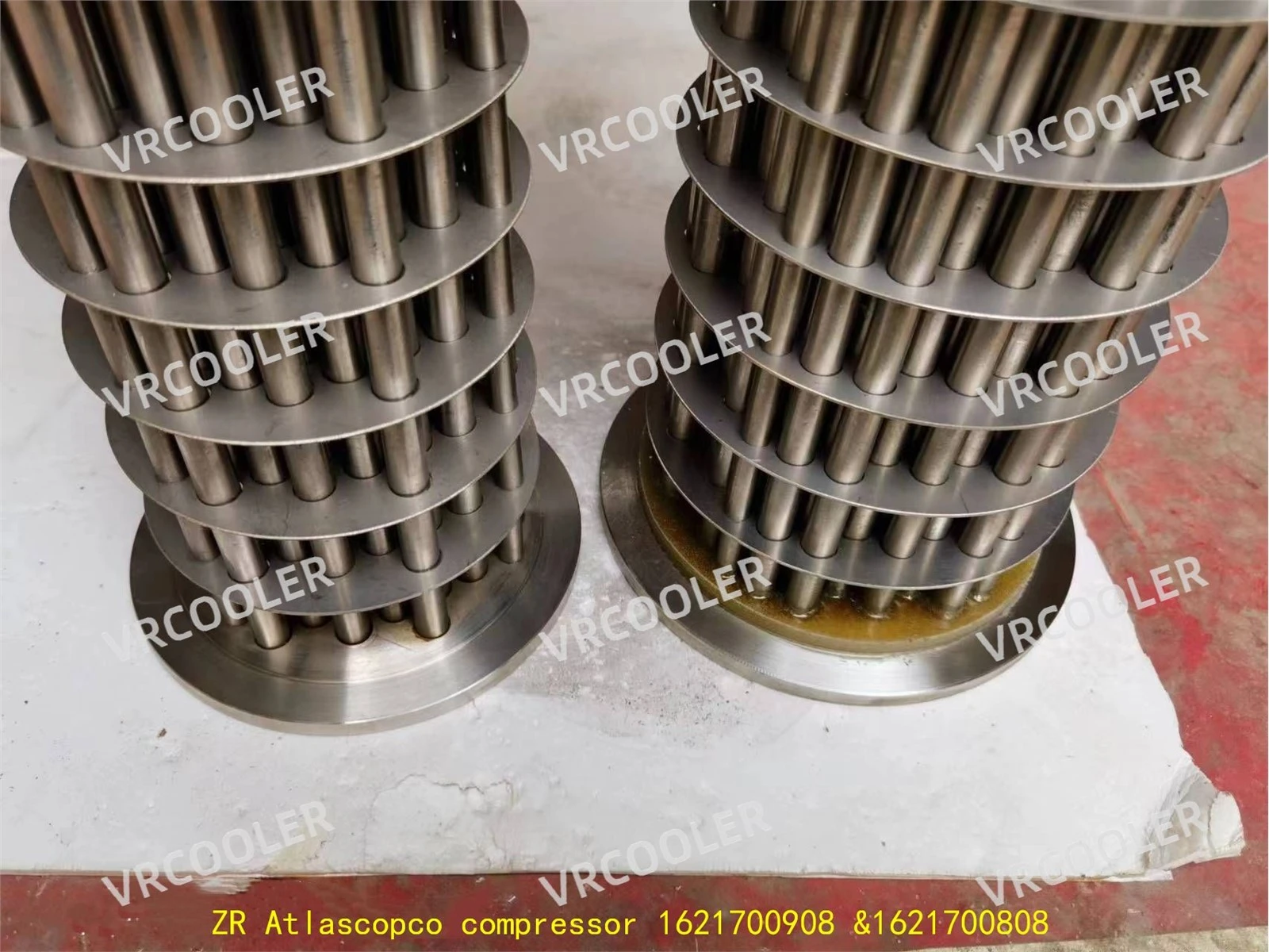 1621700908 cooler core 1621700808 cooler core For ZR atlascopco compressor